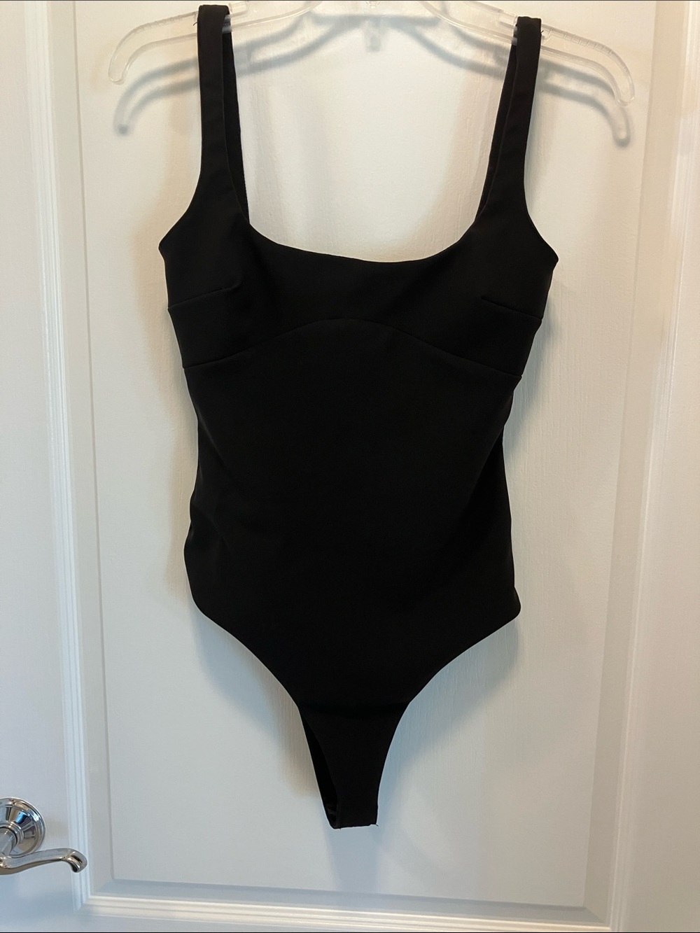 Zara Black Scoop Neck Bodysuit. Size-s